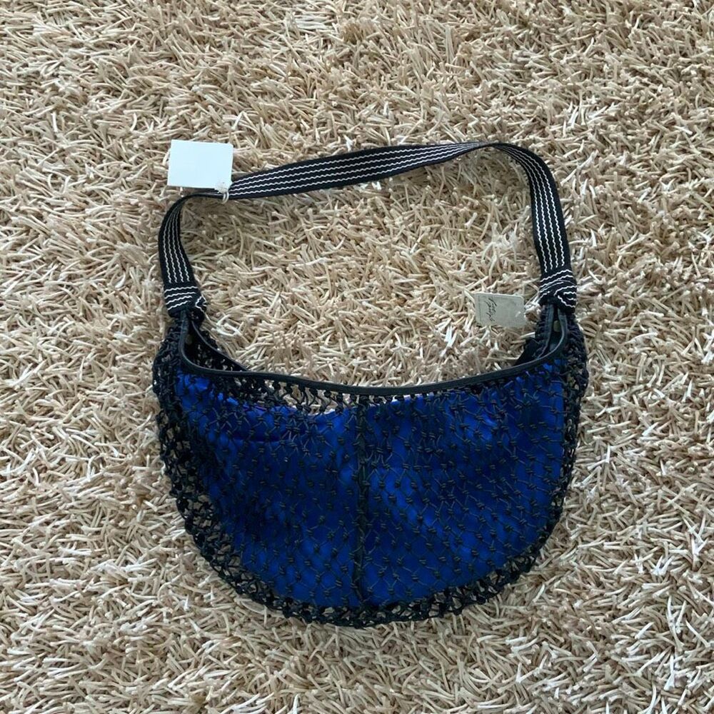 Free People Silver Springs Sling Bag Dark Blue - Picture 4 of 6